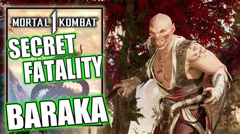 Mortal Kombat 1 Baraka Secret Fatality YouTube