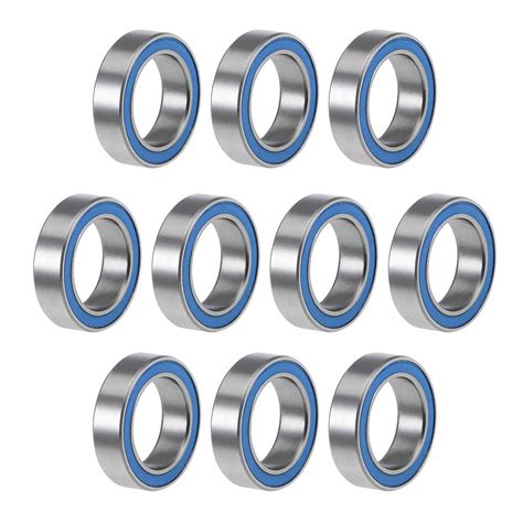 Uxcell 6700 2RS Deep Groove Ball Bearings Z2 10mm X 15mm X 4mm Double