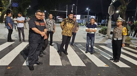 Foto Memenuhi Standar Jalan Mirip Keramik Di Medan Yang Sempat Viral