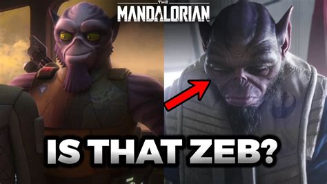 Is This Zeb From Rebels Mandalorian Season 3 Episode 5 Big Cameo Youtube