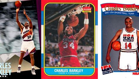 Career Defining Charles Barkley Basketball Cards