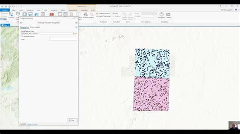 Calculating Average Nearest Neighbor Analysis Using Arcgis Pro Youtube