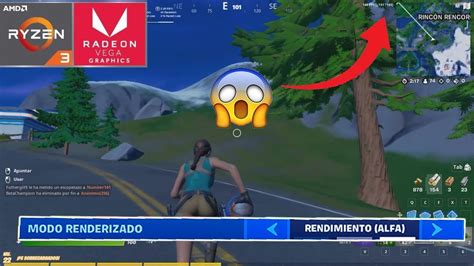 Probando Modo Rendimiento De Rendimiento En Fortnite Temporada 6