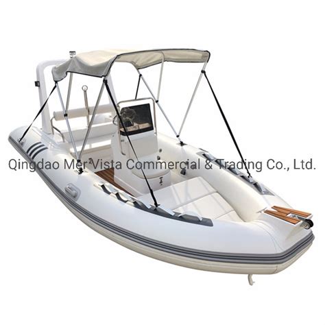 15ft Popular Fiberglass Boat Q Boat Hypalon Inflatable Rib Boat For