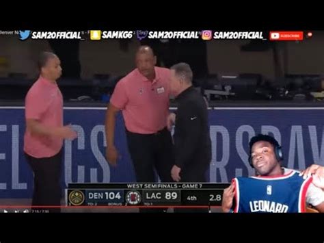 Biggest Clipper Fan Reacts To Clippers Blowing A Lead Youtube