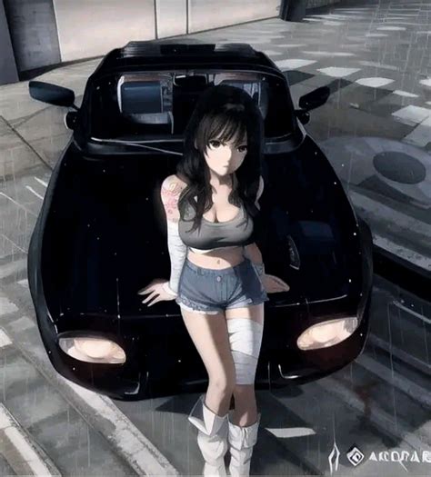 Shes So Hot Anime Girl Rainy Photos Anime Smile