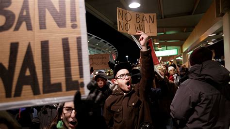 Immigration ban protests erupt at JFK International Airport