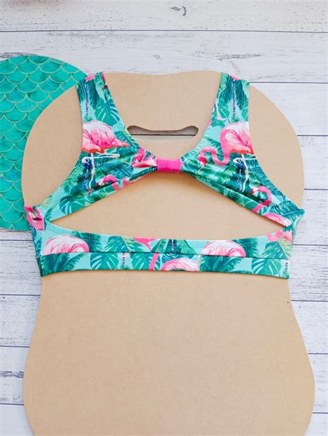 Girls Two Piece Maui Bikini Swim Set Tropical Flamingoes Etsy