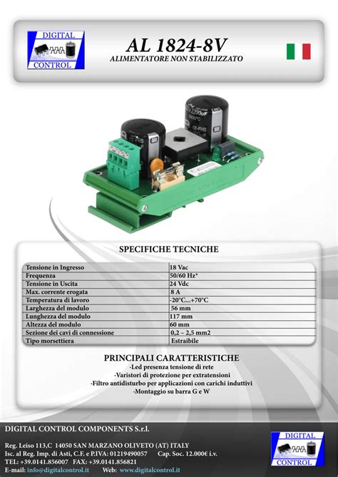 Alimentatore Non Stabilizzato