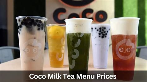 Coco Milk Tea Menu Prices in Philippines 2025 [Updated]