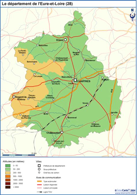 Carte Eure Et Loir Voyage Carte Plan