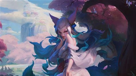 Spirit Blossom Ahri Lol League Of Legends Video Game K Wallpaper