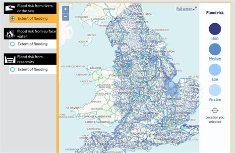 Flood Risk Map Wales