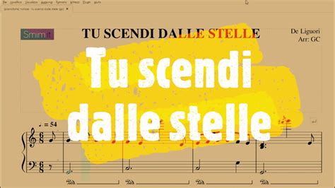 Tu Scendi Dalle Stelle Spartito Gratis Per Pianoforte Youtube