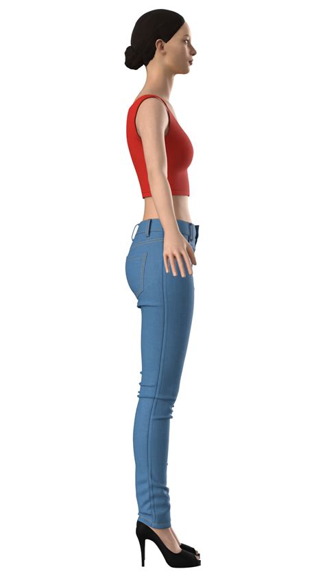 Artstation Womens Jeans Pants Marvelous Designer Clo 3d Project Resources