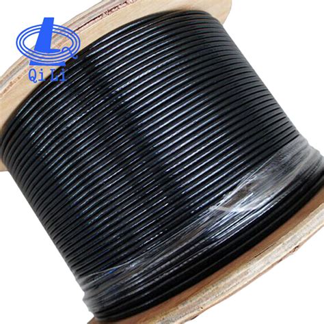 High Tensile Black PU Plastic Coated Wire Rope Steel Wire Rope China