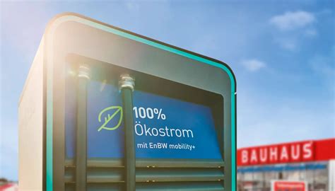 EnBW Baut Schnellladeinfrastruktur An BAUHAUS Fachcentren EnBW