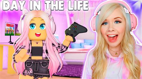 Day In The Life Of A Gamer Girl In Brookhaven Roblox Brookhaven Rp