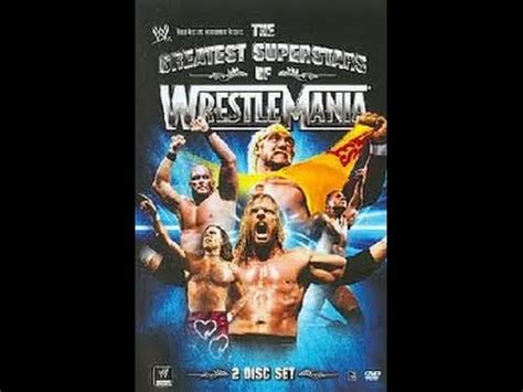 WWE The Greatest Superstars Of Wrestlemania DVD Review YouTube