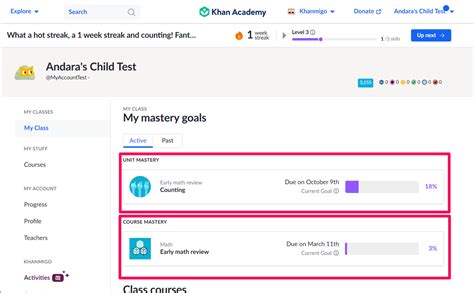 How Do I Create Course Or Unit Mastery Goals For My Students Khan