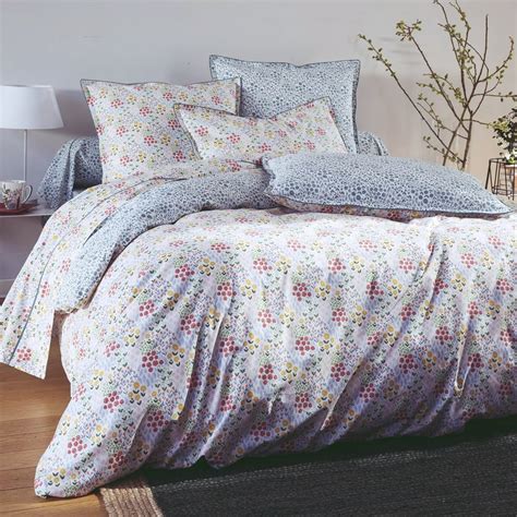 Modèle Prairie Linge de Lit en percale Tradition des Vosges