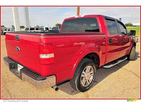 2008 Redfire Metallic Ford F150 Lariat Supercrew 15391923 Photo 6 Car Color