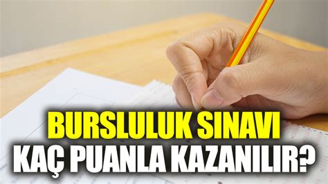 Bursluluk S Nav Ka Puanla Kazan L R Ka Net Gerekir