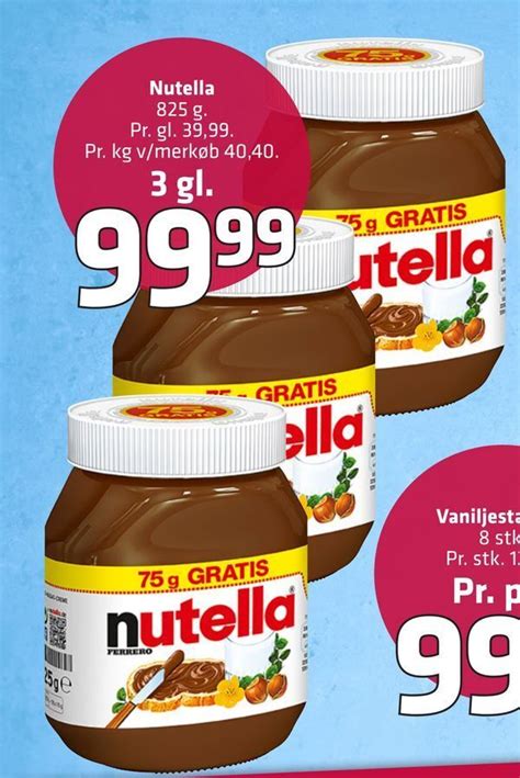 Nutella Tilbud Hos Fleggaard