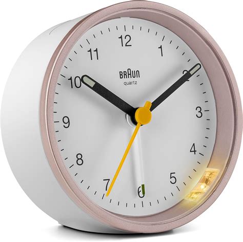 Braun Classic Analogue Alarm Clock With Snooze And Light Quiet Quartz