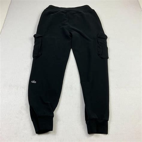 Alo Black Cropped Pants for Women | Mercari