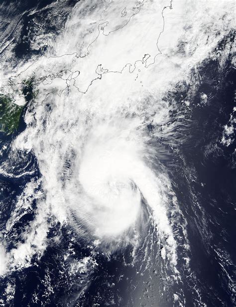 Nasa Sees Tropical Storm Etau Approaching Japan