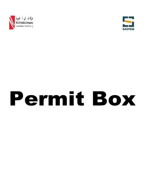 Permit Box Signage Pdf