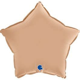 Gemar UK Star 18 Satin Nude Foil Balloon Packaged