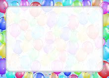 balloon border  stock photo public domain pictures