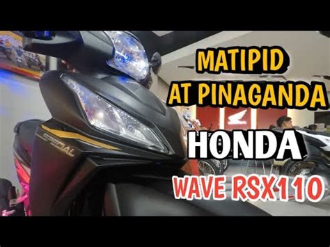 HONDA WAVE RSX110 Matipid At Pinaganda YouTube