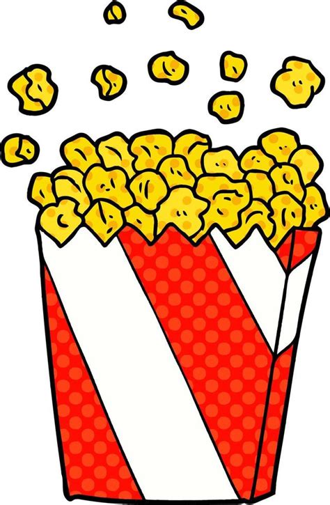 cartoon cinema popcorn 12450978 Vector Art at Vecteezy