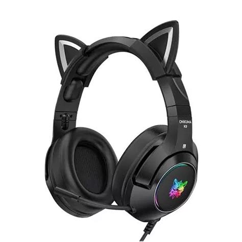 Headset Gamer Profissional Onikuma K9 Orelhas Preto The Kase