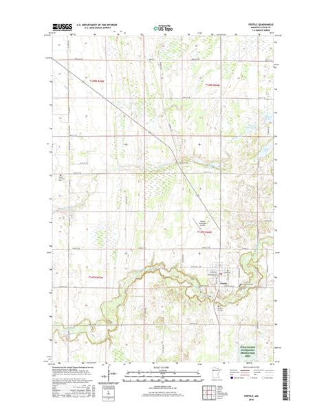 Mytopo Fertile Minnesota Usgs Quad Topo Map