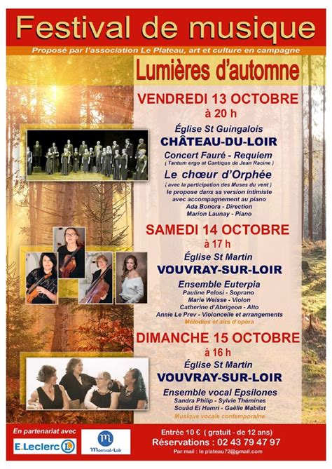 LUMIERES D AUTOMNE Festival De Musique Classique Site Officiel De