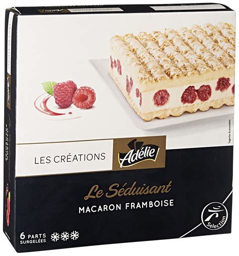 Les Cr Ations Ad Lie Macaron Framboise Surgel