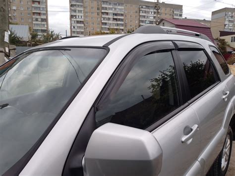 Дефлекторы киа спортейдж 2 — KIA Sportage (2G), 2 л, 2009 года ...