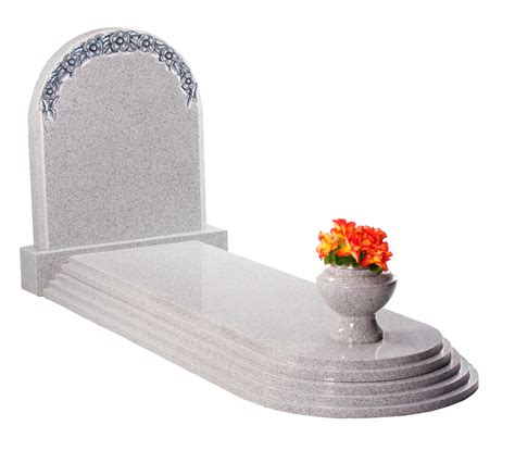 Kerbed Memorial With Rising Stepped Cover Slab Memorial Perfection