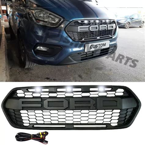 Grill For Ford Transit Custom Honeycomb Raptor Style Upgrade