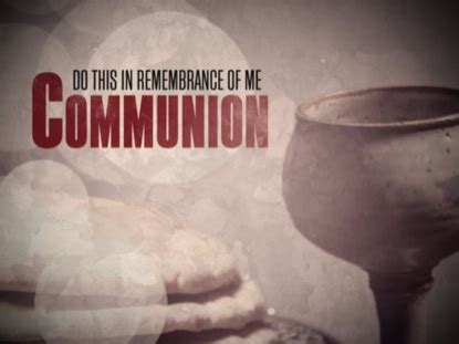 Communion Remembrance Title | Centerline New Media | WorshipHouse Media