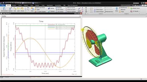 Nx Motion Tutorial Desk Fan Motion Setup Youtube