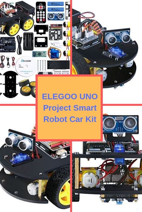 Elegoo Uno R3 Project Smart Robot Car Kit V4 With Uno R3 Line Tracking Module Ultrasonic