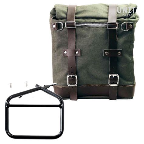 Canvas Side Pannier Scram L L Left Subframe Ducati Scrambler Series