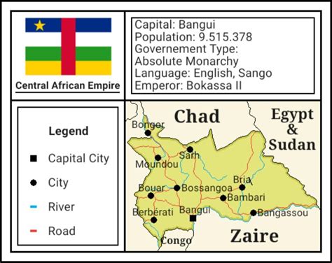 Central African Empire in 2022 : r/imaginarymaps