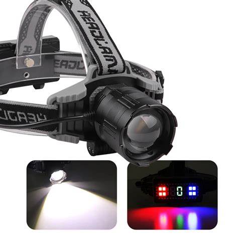 Newest XHP160 Type C USB Rechargeable LED Most Powerful Headlamp 18650