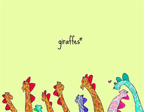 Cute Giraffe Wallpaper - WallpaperSafari